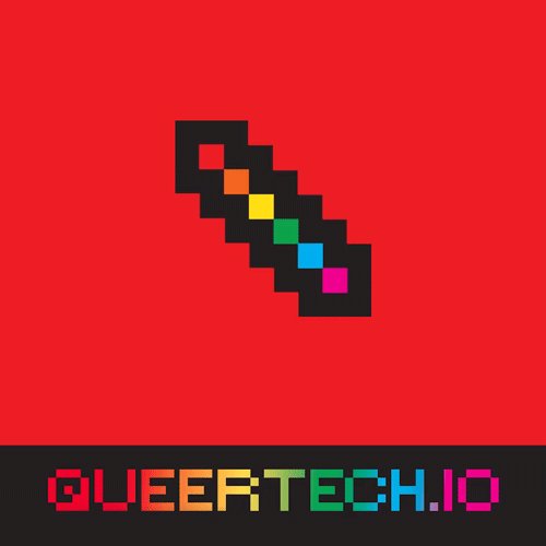 Queer Tech i o logo.