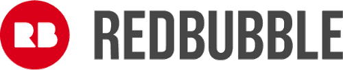 Redbubble logo links to Redbubble site.